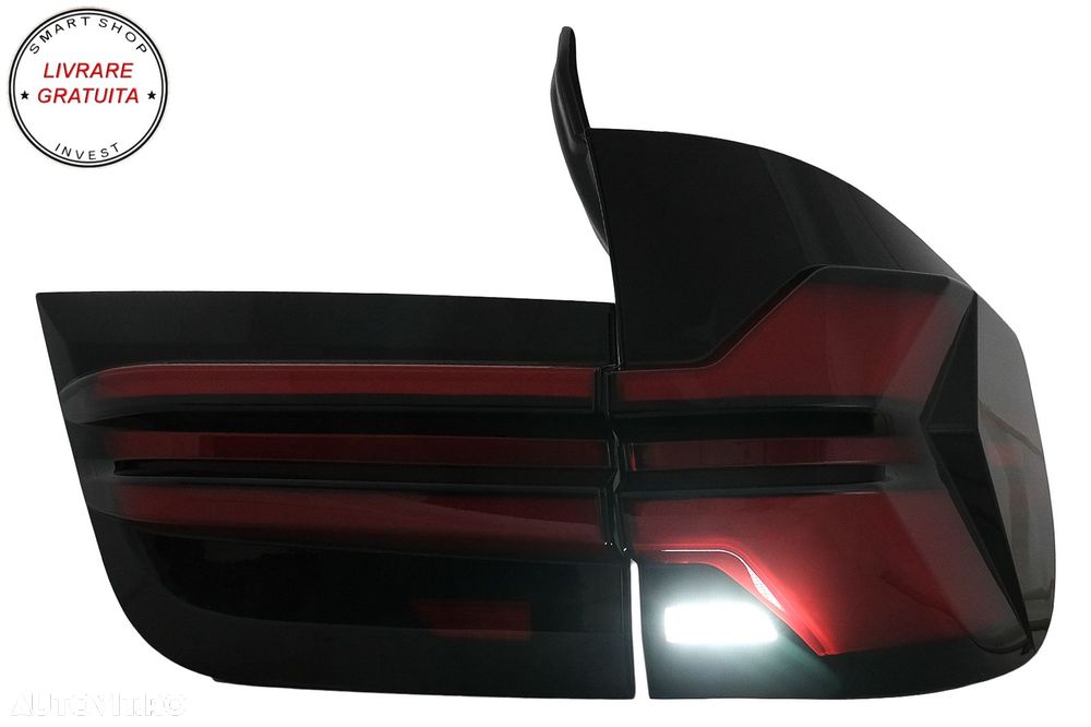 Stopuri LED BMW X5 E70 (2007-2013) Light Bar Upgrade la G05 LCI Design- livrare gratuita - 9