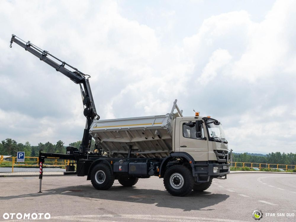 Mercedes-Benz AXOR 1833 4x4 HIAB 166 HDS Żuraw Wywrotka Chwytak - 8