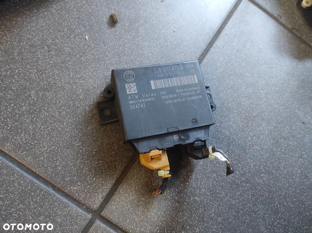 5J0919283B MODUŁ PDC PARKOWANIA SKODA FABIA 2 ROOMSTER PRAKTIK YETI SUPERB 2 SPRAWNY GWARANCJA WYSYŁKA !!!! - 1
