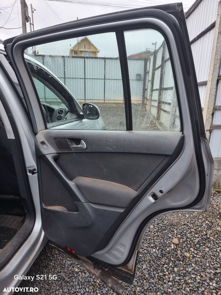 Usa Dreapta Spate Volkswagen Tiguan 5N Facelift 2011 - 2015 SUV 4 Usi Argintiu (1399) - 2