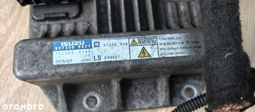 STEROWNIK SILNIKA KOMPUTER ISUZU OPEL MERIVA 1.7 2003 97350948 - 3