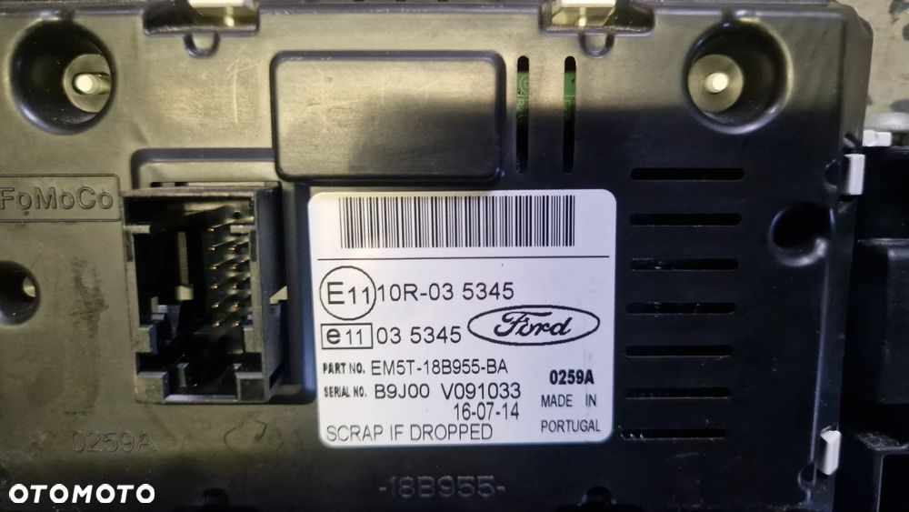 FORD TRANSIT CONNECT II WYŚWIETLACZ  EM5T 18B955 BA - 3