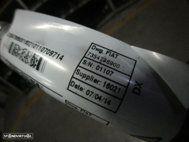 Kit Airbags 34114017C 07355292110 0285011805 51939105 617361600 7354796900 617361500 7354796910 LANCIA YPSILON 2014 1.2 69CV 5P BRANCO PRETO - 11