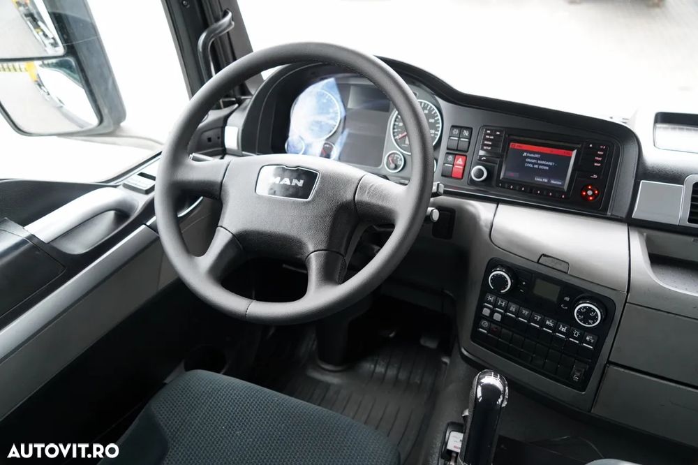 MAN TGS 32.400 / 8x4 / TRIDEM / BASCULATOR DUPLĂT / HIDRODECKER / BORDMATIC + HIAB 188 E-3D HDS / ROTATOR / PILOT / EURO 6 - 27