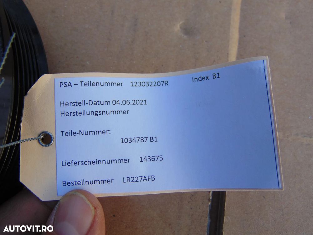 Fulie vibrochen Renault 1.2 Austral Dacia duster cod 123032207r Produs NOU h5f - 2