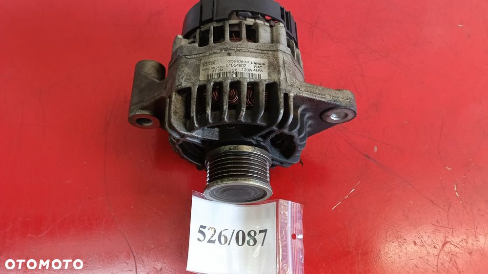 ALTERNATOR 120A FIAT DUCATO DOBLO ALFA ROMEO 12- 51854902 NO 526/087 - 1