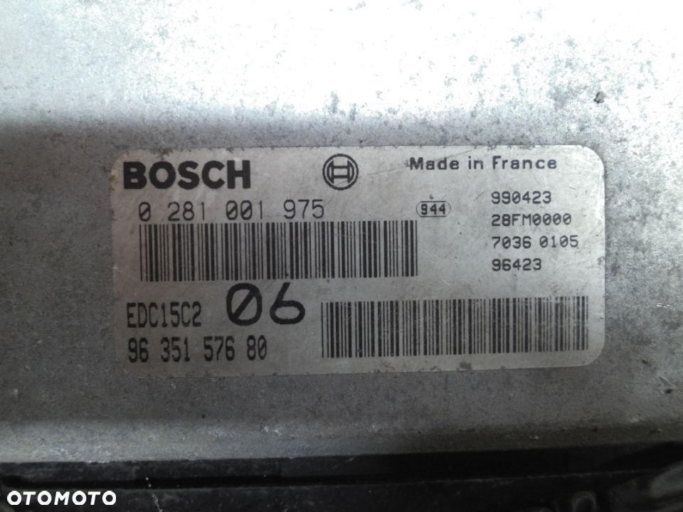 Sterownik silnika Citroen Xsara 2.0 0281001975 - 2