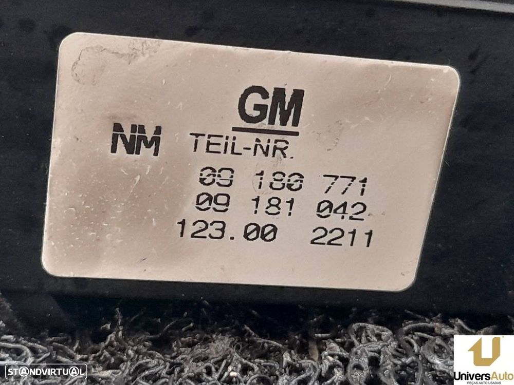 COMANDO LUZES OPEL ASTRA G FASTBACK 2000 -09180771 - 2