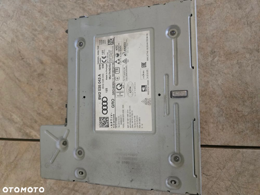 AUDI A4 A5 A6 Q5 TUNER MODUŁ RADIA MULTIMEDIA 8W2035043A - 2