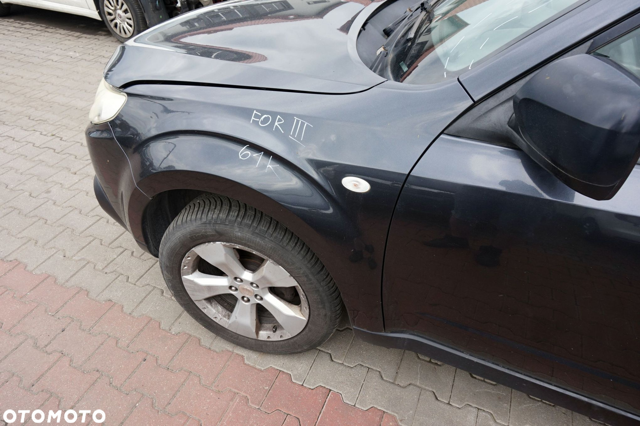 MASKA ZDERZAK BŁOTNIKI LAMPY FORESTER III SH 61K  SUBARU 2008-2013 SZARY PRZÓD KOMPLETNY - 12