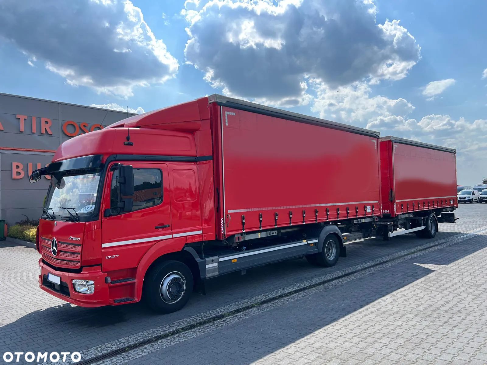 Mercedes-Benz ATEGO 1227 EURO 6 BDF FIRANKA PLANDEKA WYMIENNA ZABUDOWA - 1
