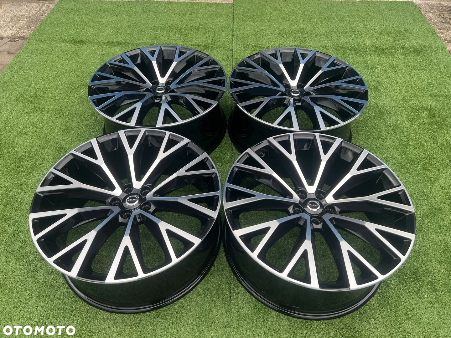 KOMPLET FELG FELGI ALU VOLVO XC60 XC90 R DESIGN 22 ET43 5X108 ORYGINALNE - 3