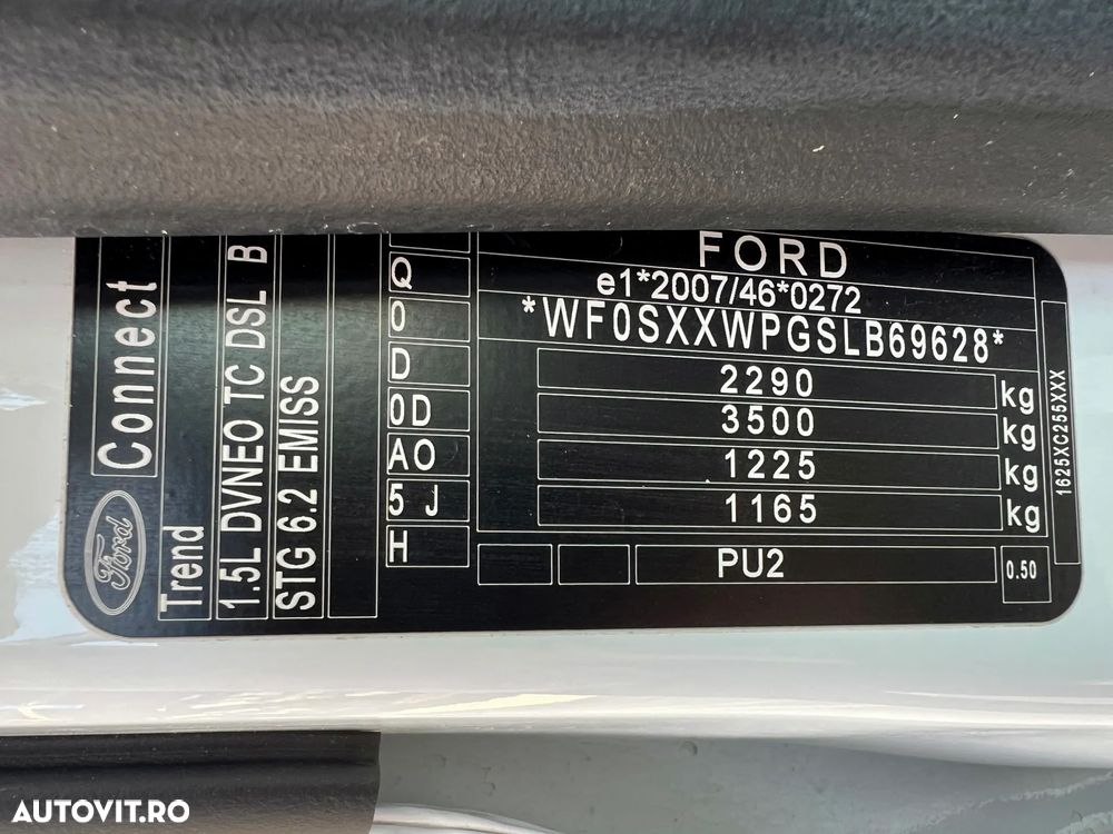 Ford Transit Connect 1.5 TDCI Combi Commercial LWB(L2) N1 Trend - 32