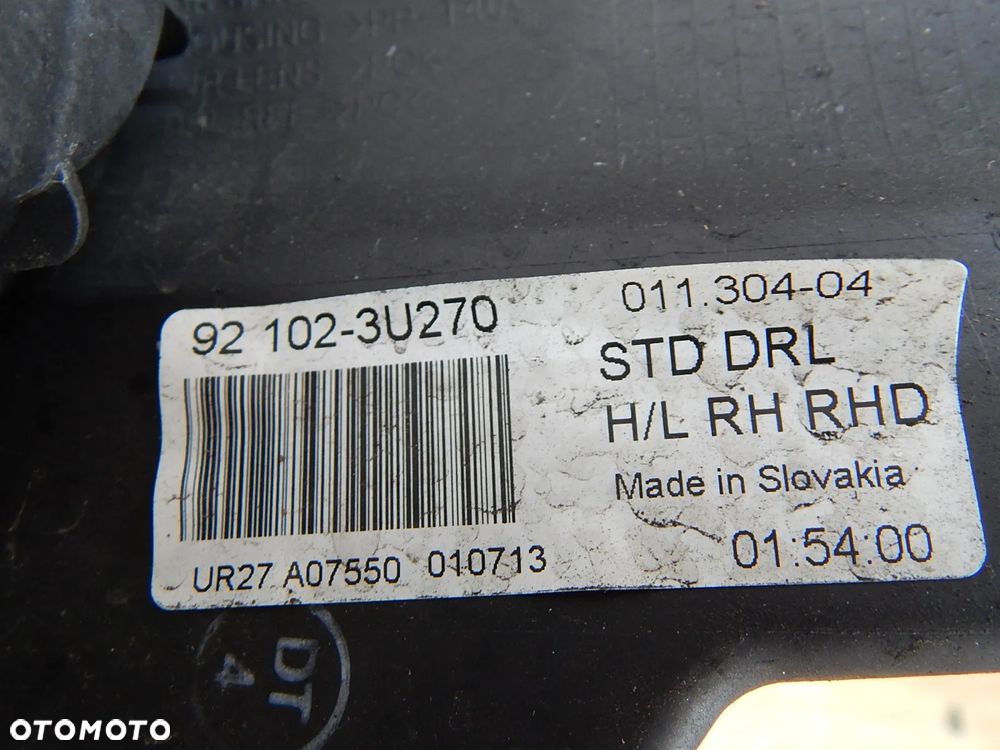 Lampa reflektor LEWY przód LED Kia Sportage III 10-16 Łuków części - 5