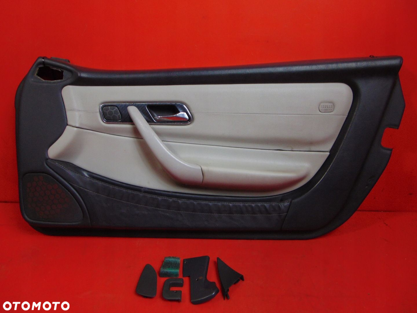 MERCEDES SLK I R170 170 W170 FOTEL FOTELE SIEDZENIA GRZANE SKÓRA BOCZKI KPL - 14