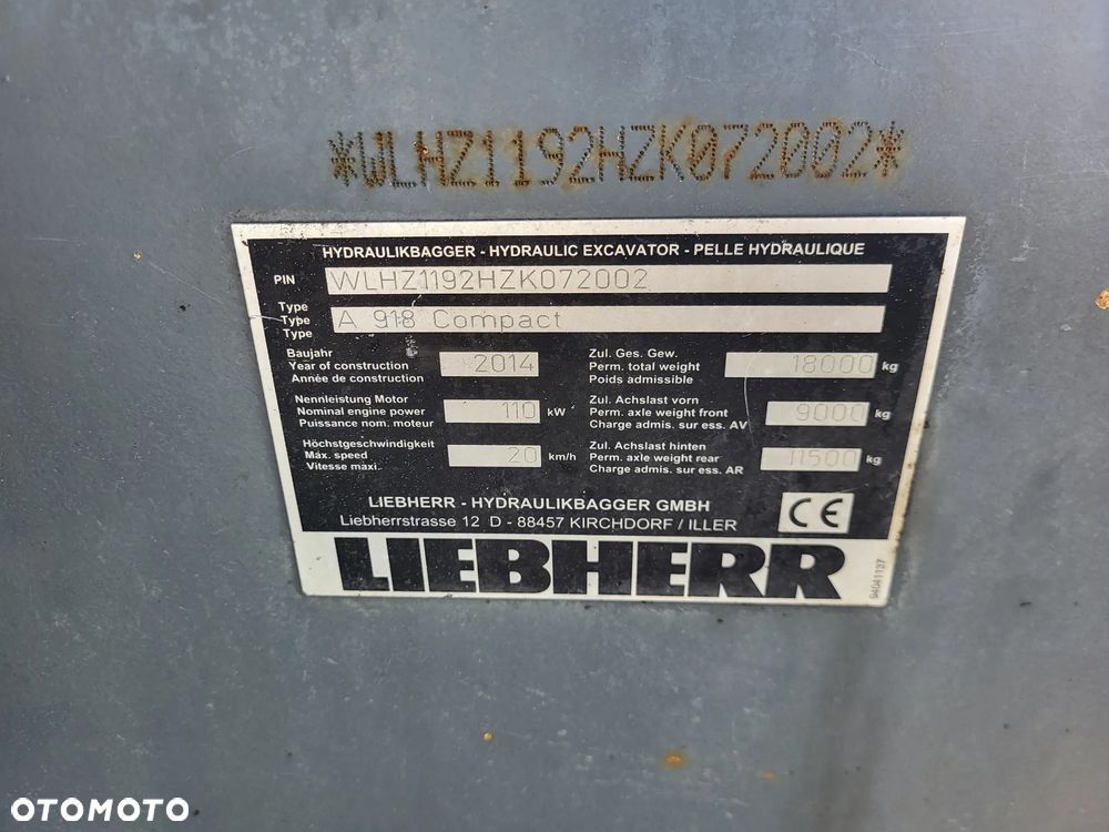 Liebherr A918 Compact / z Niemiec / - 7