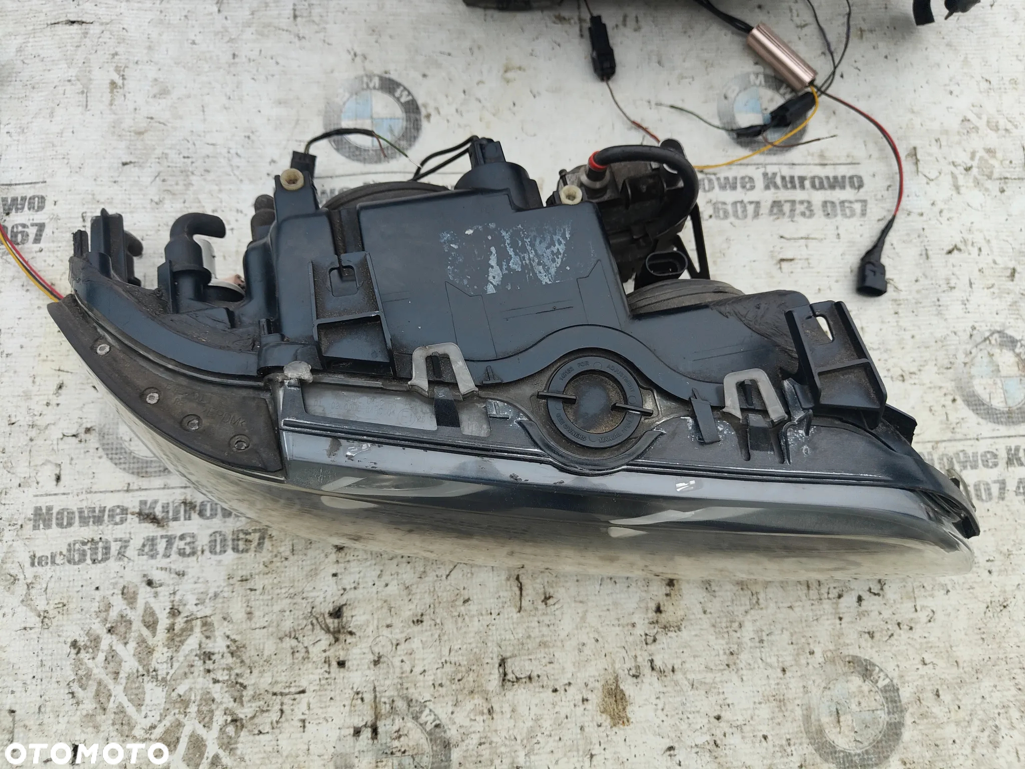 BMW E39 Lifting Lampa Przednia Lewa Prawa BiXenon Kierunek w ringach - 9