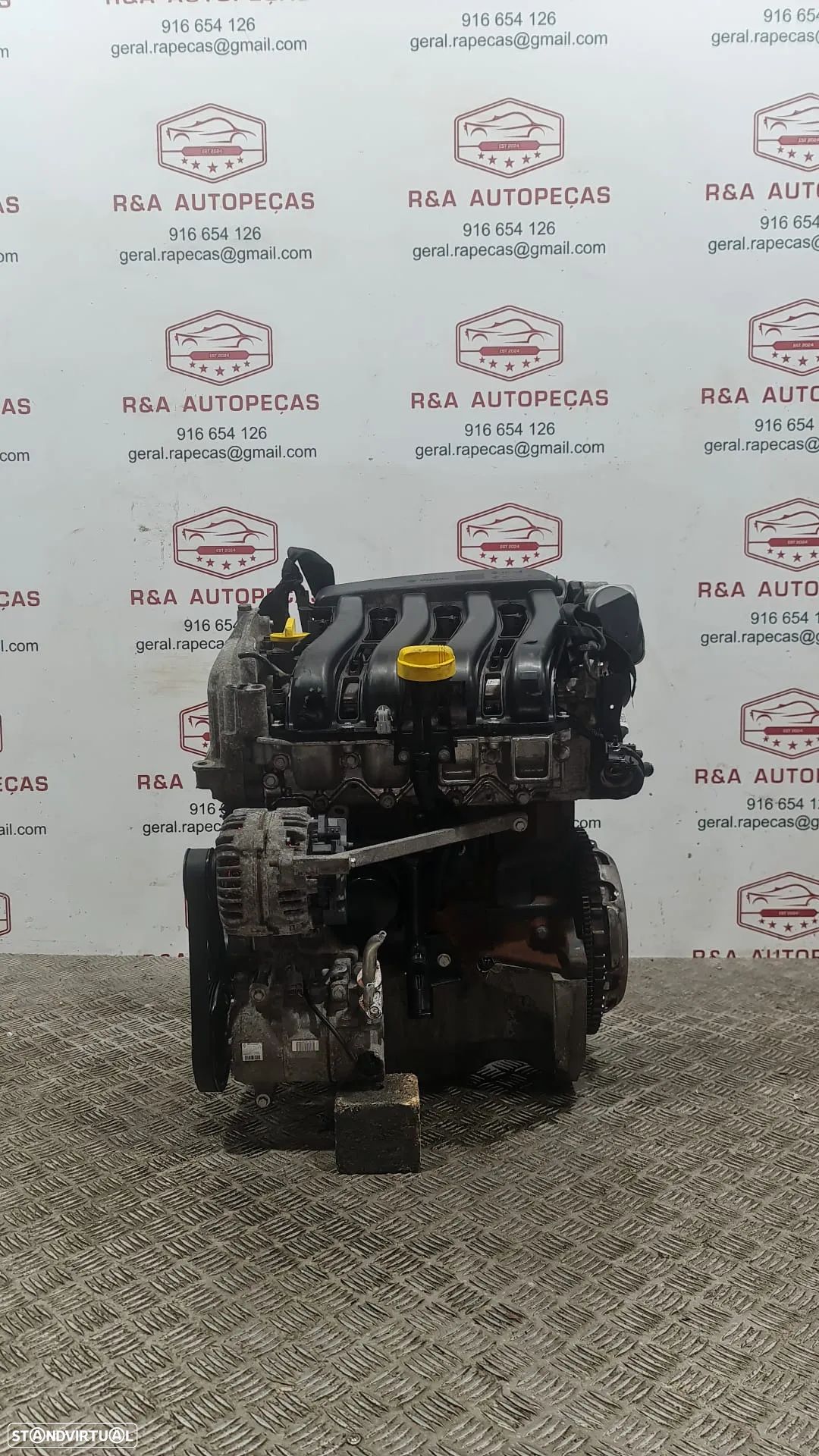 MOTOR COMPLETO 1.6i 16V 110CV RENAULT MEGANE 3 K4M R858 - 1