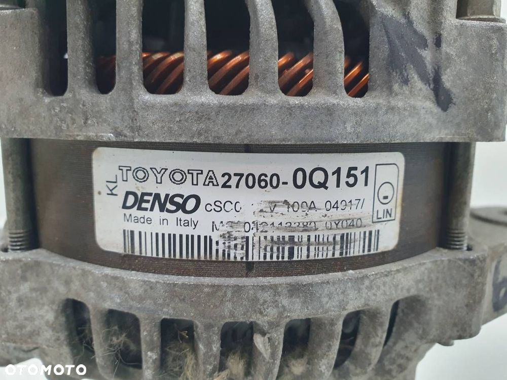 ALTERNATOR 100A TOYOTA YARIS III 1.0 B 27060-0Q151 - 2