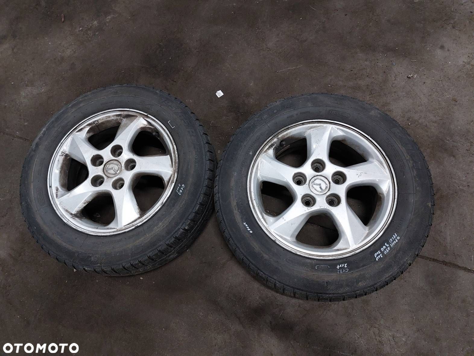 FELGI ALUMINIOWE 2 SZT 5X114,3 6Jx15 ET50 FI67,1 MAZDA PREMACY - 1