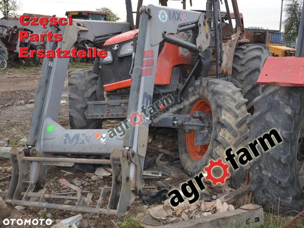 Kubota M9540 części, skrzynia biegów, silnik - 2