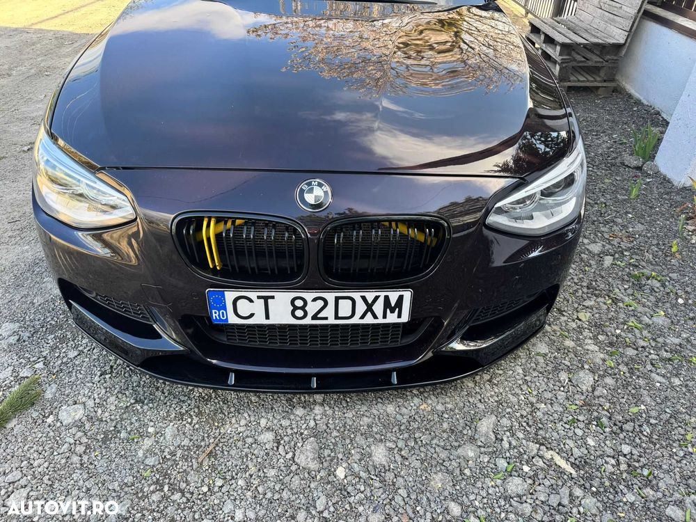 Prelungire Extensie Lip DINTR-O BUCATA Bara Fata M BMW F20 F21 NFL, Negru Lucios - 3