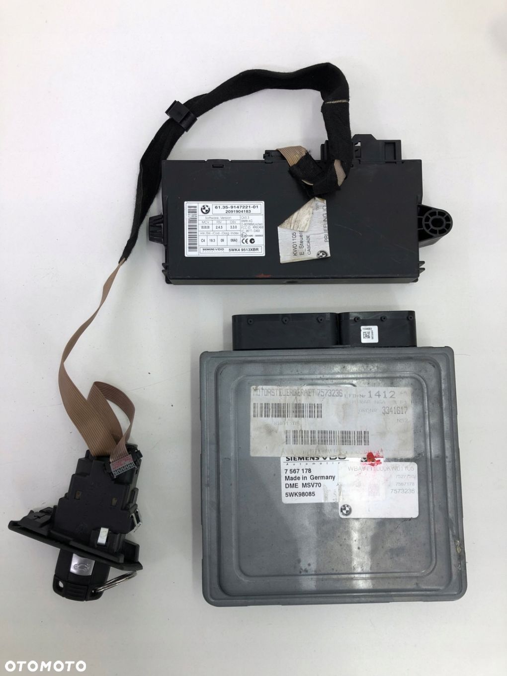BMW E60 E90 E91 325I N52 ZESTAW STARTOWY 9147221 7567178 - 1