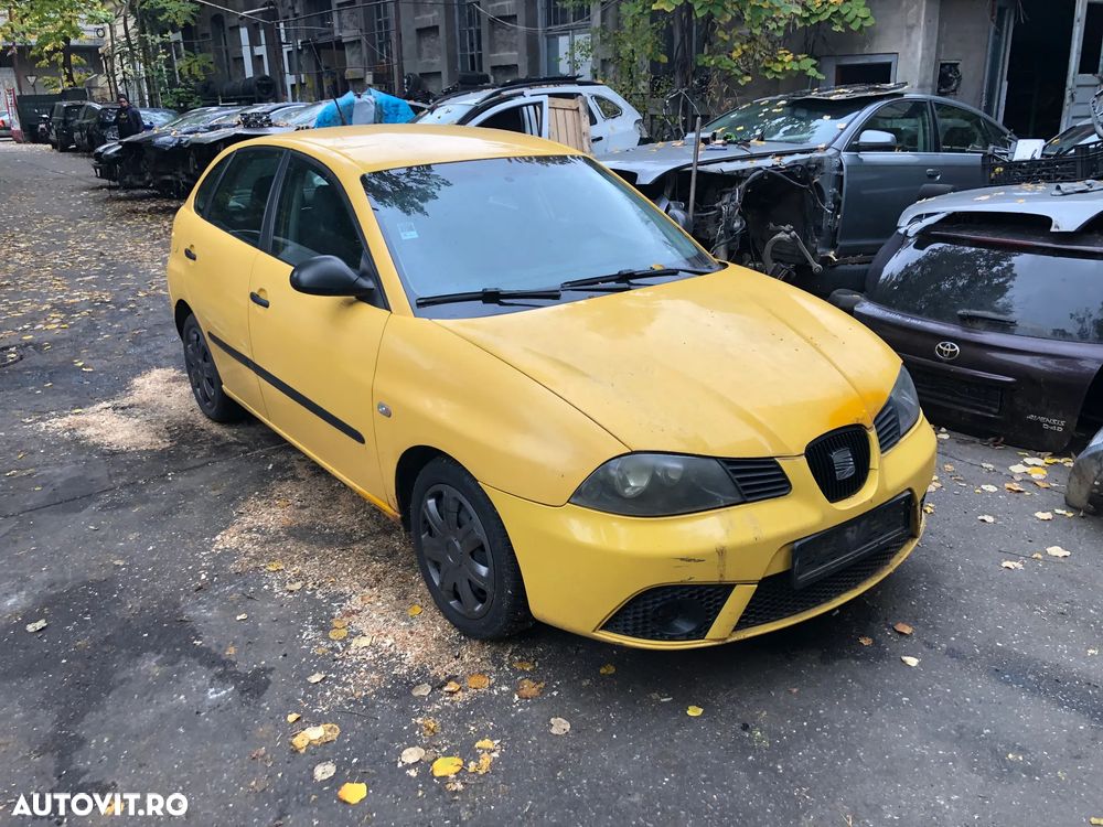 Dezmembrez Seat Ibiza 6L facelift 2007 galben 1,4 TDI cod BNV - 4