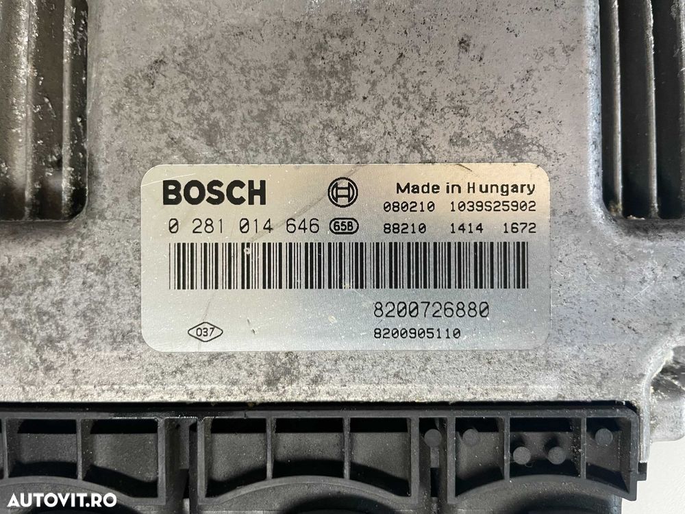 ECU Calculator motor Renault Laguna 2.0DCI 8200905110 0281014646 - 2