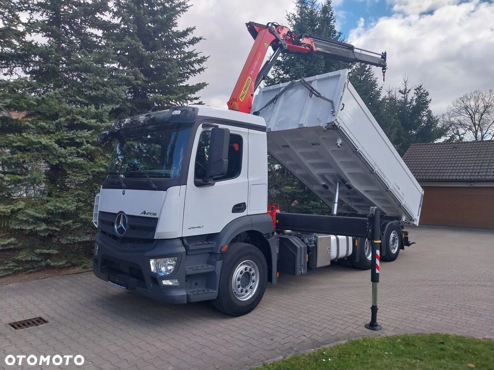 Mercedes-Benz 3-str. wywrotka z PALFINGER PK 19001 - 24