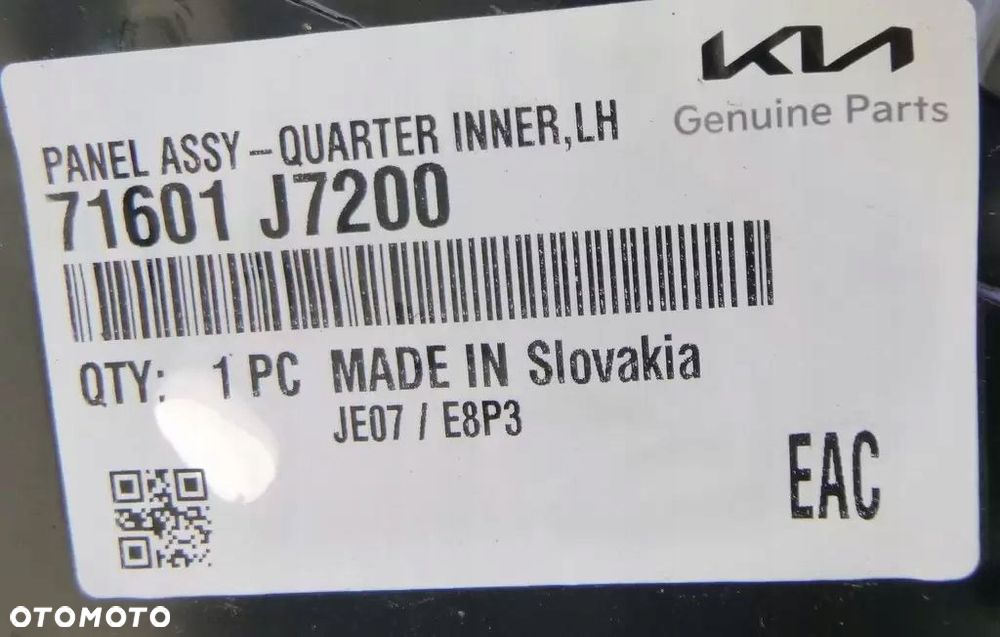 Kia Ceed Błotnik Tył Lewy 71601J7200 - 5