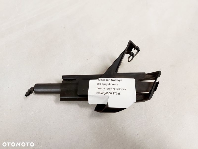 NISSAN QASHQAI 1 I J10 SPRYSKIWACZ LAMPY LEWY REFLEKTORA 28646-JD000 28646JD000 - 1