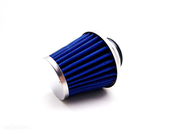 Filtr stożkowy K&N 28/35 mm stożek tuning niebieski cross quad enduro