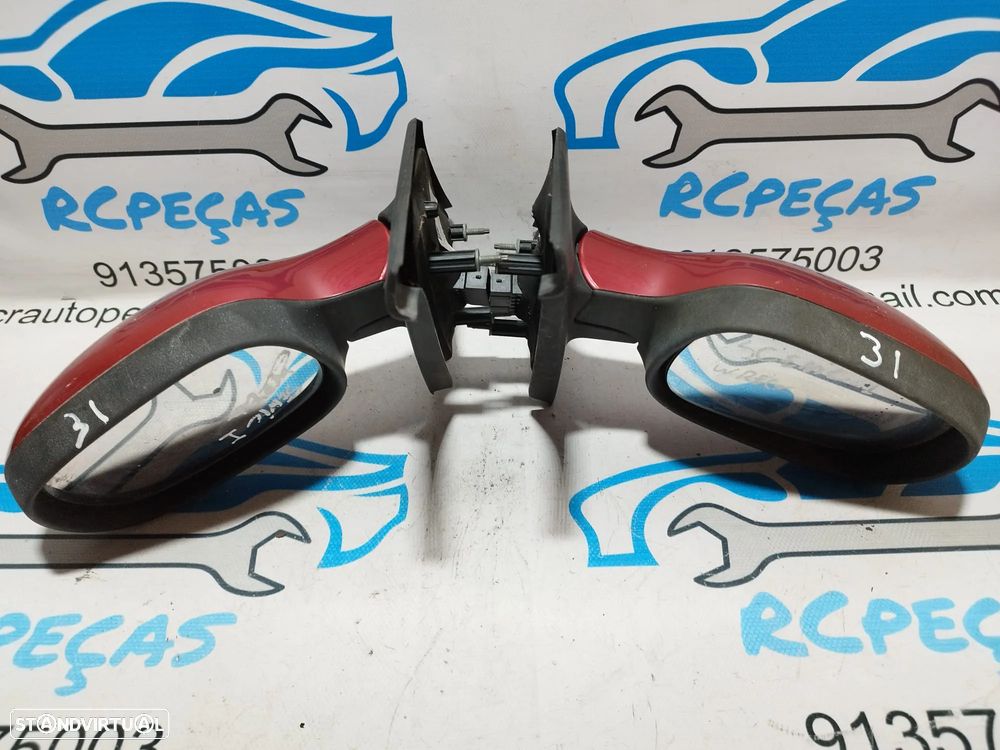 ESPELHO RETROVISOR ESQUERDO DIREITO RENAULT SCENIC I 1 MK1 FASE II 2 7700431542 7700431543 ELETRICO AQUECIDO ESPELHOS RETROVISORES - 4