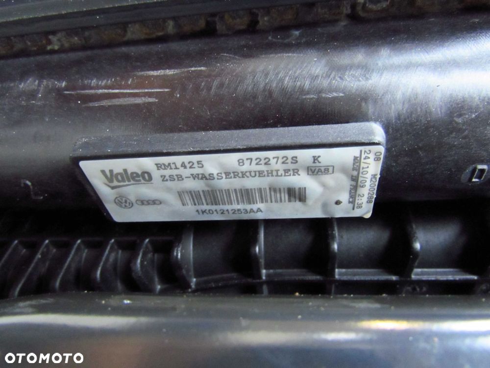 SKODA OCTAVIA II LIFT 1.9 TDI 08- PAS PRZEDNI CHLODNICE WENTYLATOR 1K0959455EF 1K0145803AN - 9
