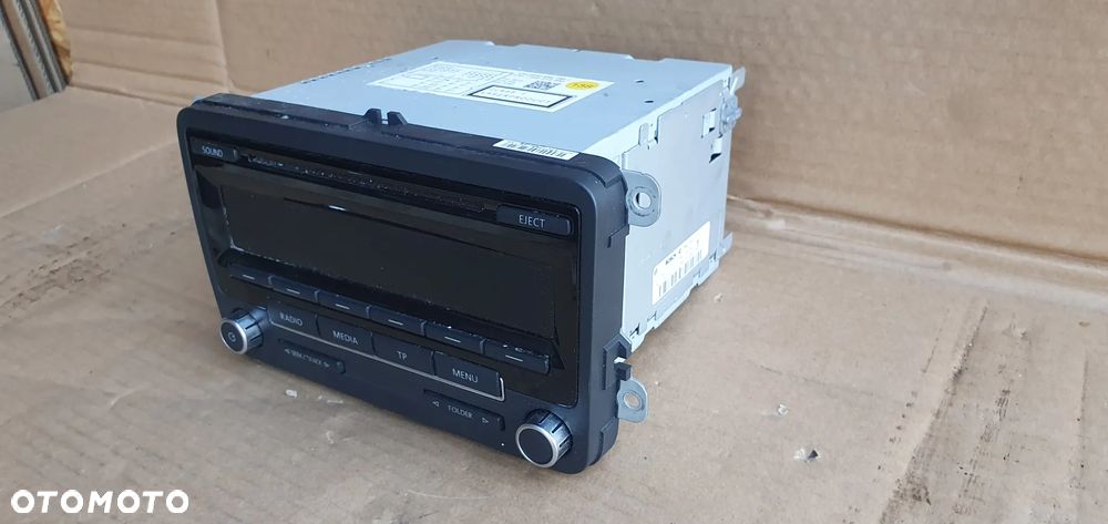 Radio radioodtwarzacz fabryczne KOD VW Tiguan I Lift 5M0035186J - 3