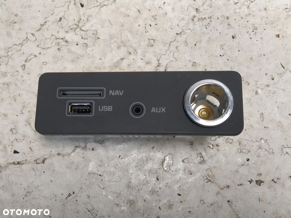 JAGUAR XF X260 UCHWYT TUNEL SCHOWEK NA KUBEK ZAPALNICZKA AUX USB KOMPLET ORYGINAŁ - 10