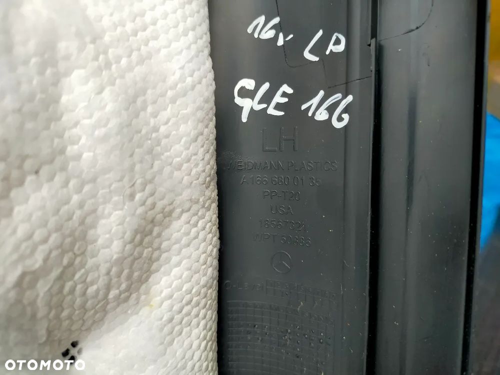 Mercedes W166 GLE Osłona Progu Prawa Lewa Przód A1666800035 A1666800135 - 9