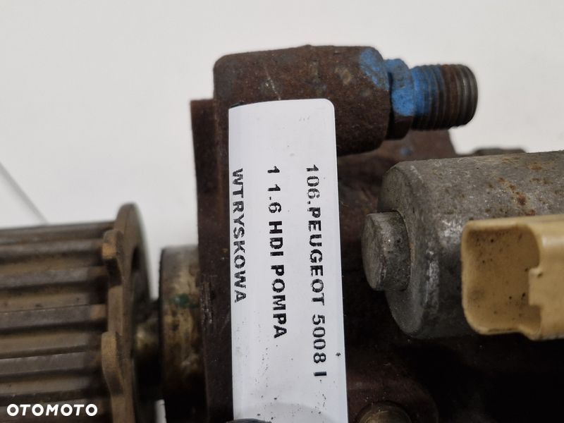 peugeot 5008 1 i citroen 1.6 hdi pompa wtryskowa wysokiego ciśnienia 9672605380 - 8