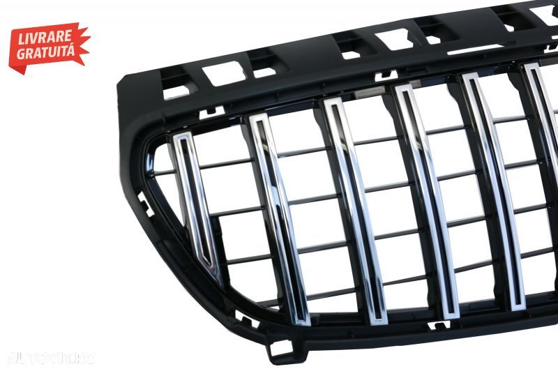 Difuzor Bara Spate cu Ornamente toba si Grila Centrala Panamericana Mercedes A-Cla- livrare gratuita - 10