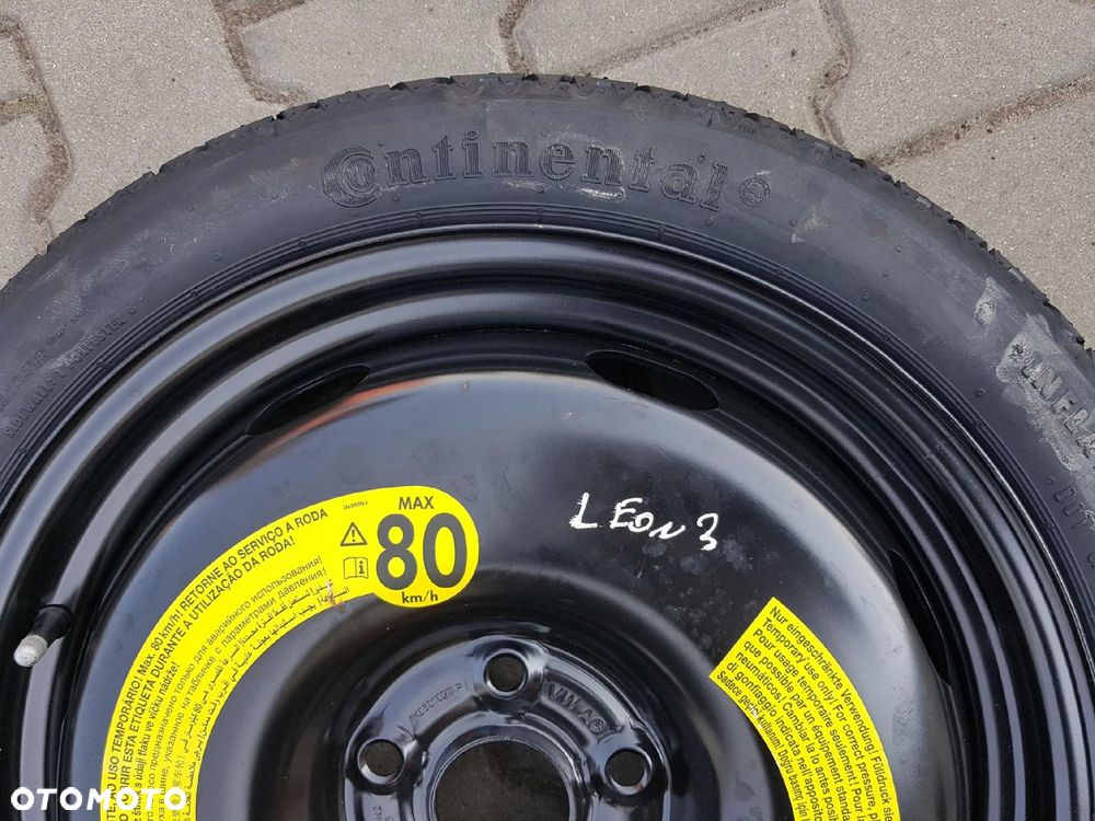 SEAT LEON III 3 5F 12-20r VW GOLF 7 A3 8V KOŁO DOJAZDOWE 18 5X112 - 3