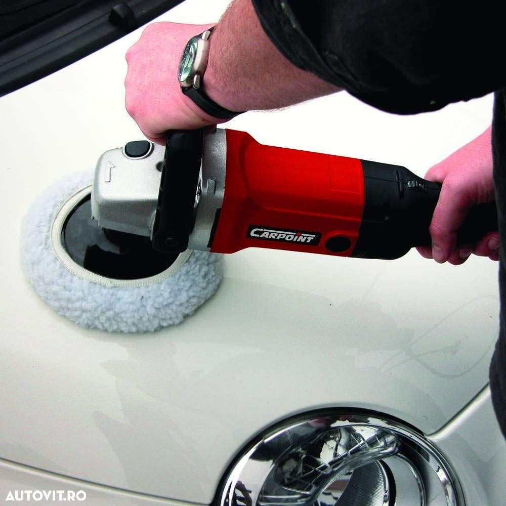 Masina de lustruit si polishat caroseria Carpoint 230V 1200W diametru disc 180mm - 2