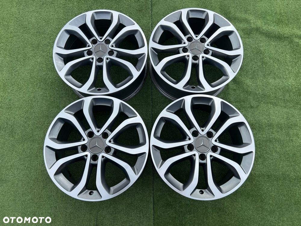 KOMPLET FELG FELGI ALU MERCEDES A205 447 VITO V C KLASA 17 ORYGINALNE - 3