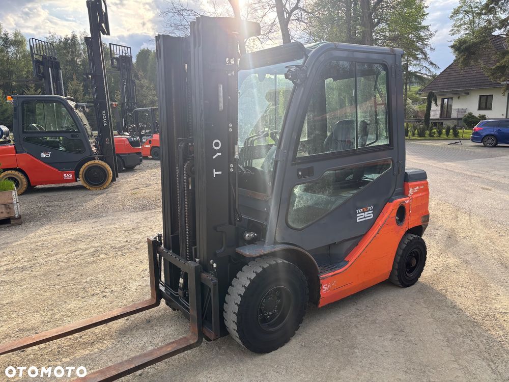 Toyota 8FGF25 diesel triplex KABINA 2022r 58500netto 4 sekcje - 2
