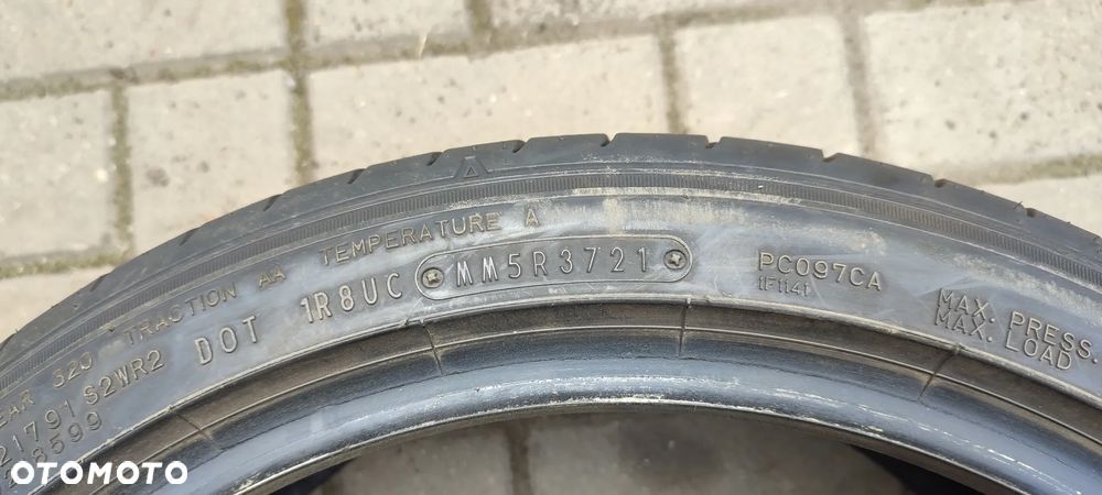 OPONY LETNIE 215/40R17 87Y SUMITOMO HTR 25 (3721) 7mm LATO 2 SZTUKI PARA - 7