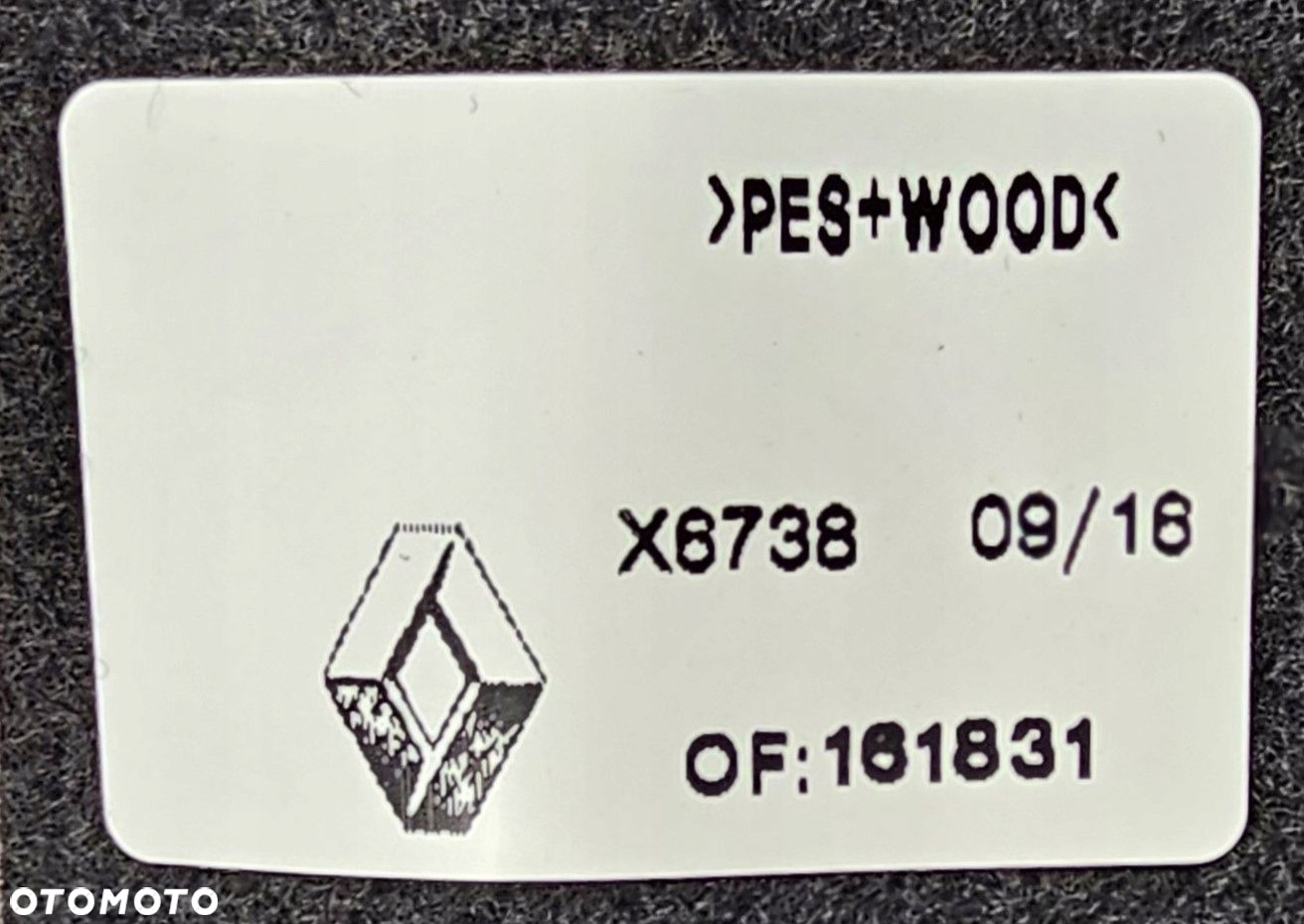 NOWY ORYGINALNY KOMPLET DYWANIKI RENAULT MEGANE III CC 749025596R UK - 12