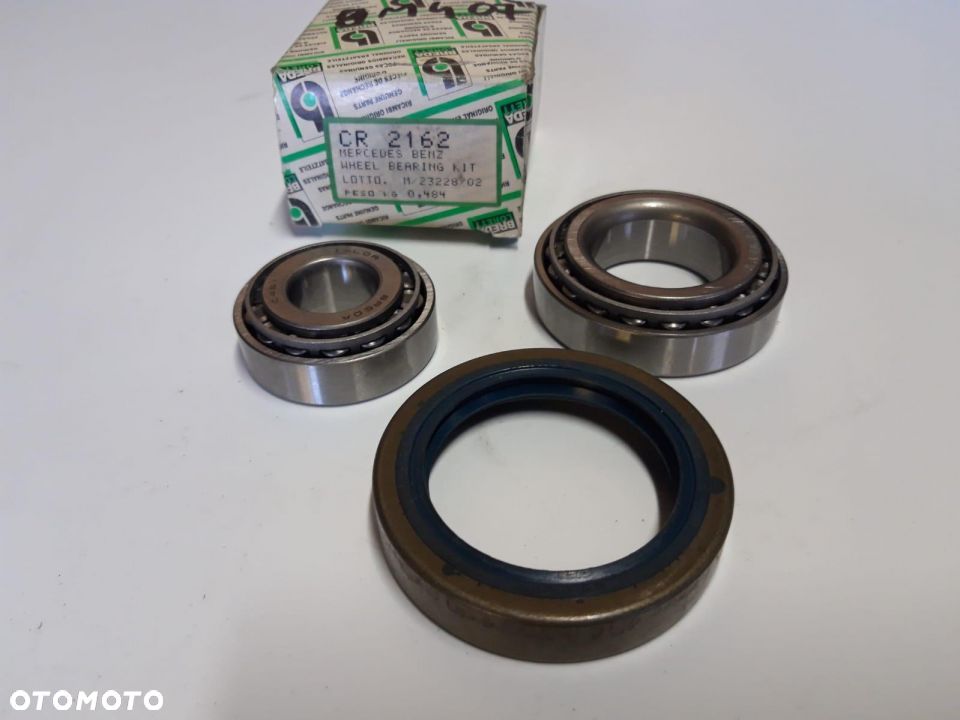 ZESTAW ŁOŻYSKA KOŁA Z USZCZELNIENIEM ŁOŻYSKO KOŁA PRZÓD MERCEDES W123 W126  /T1/207208/209/307/308/310 76-92 ROK CR 2162  1163300051  1165860033 - 2