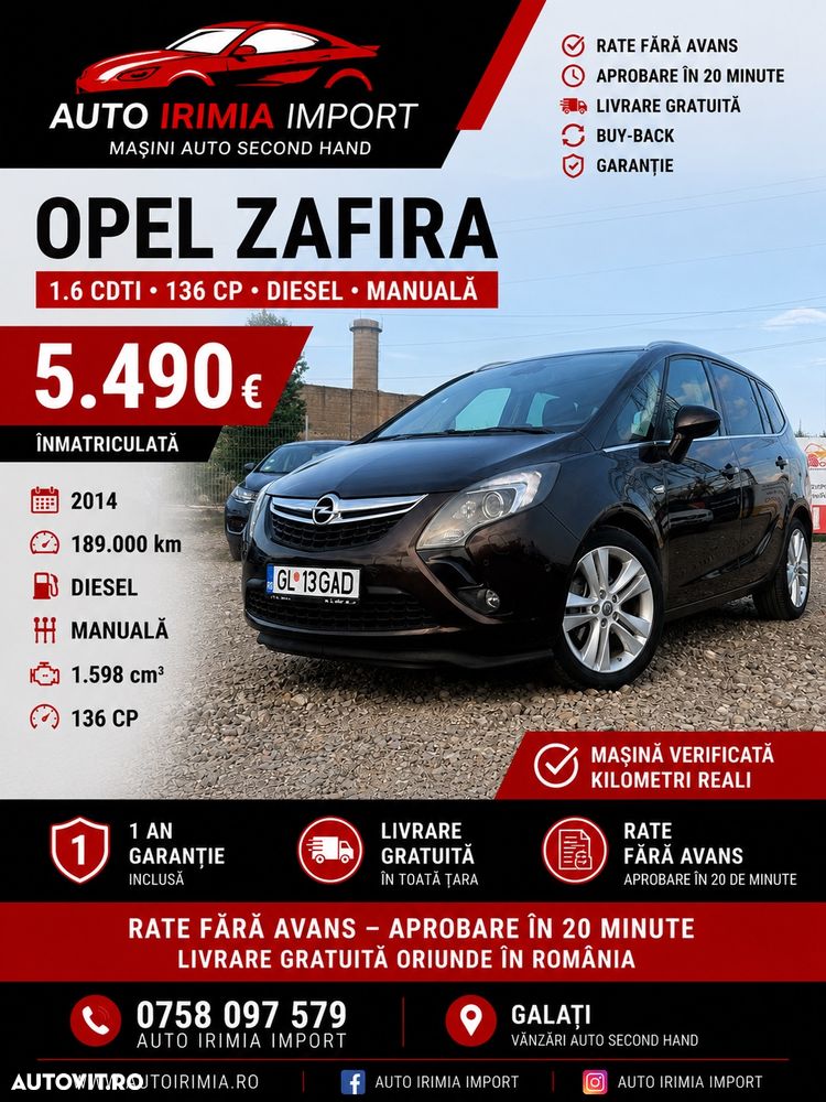 Opel Zafira 1.6 CDTI ECOTEC Start/Stop Edition - 1