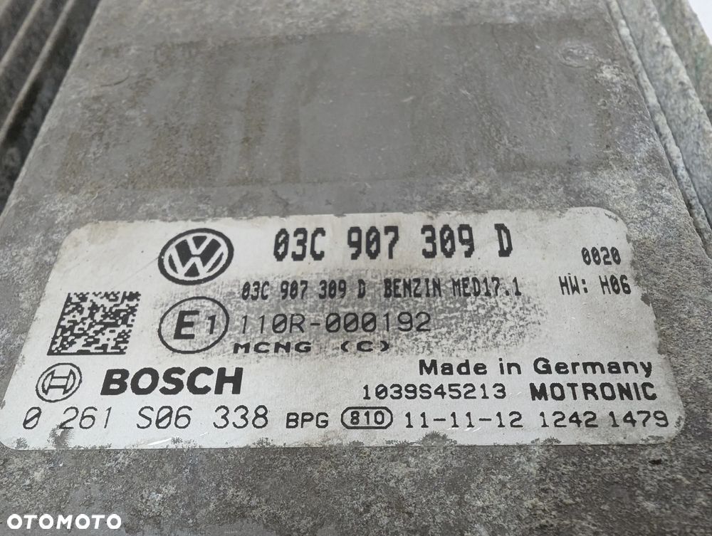 VW PASSAT B7 KOMPUTER STEROWNIK SILNIKA 03C907309D - 5