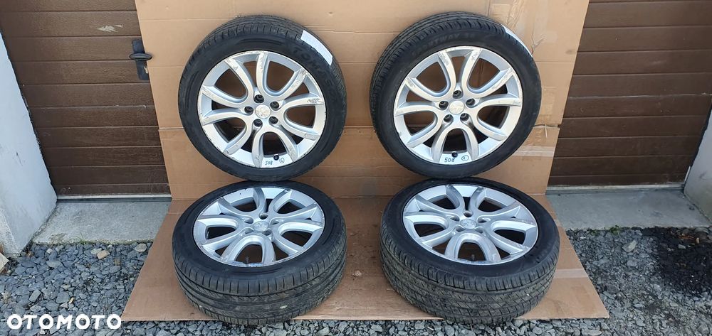 Alufelgi felgi aluminiowe z oponami alusy 5x108 r18 Peugeot 508 9671401877 - 1